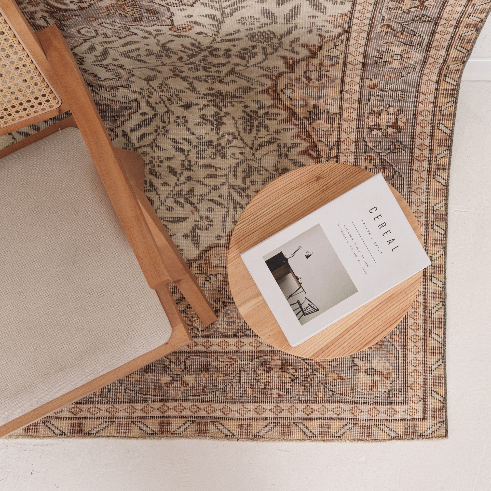 6x9 Beige Turkish Rug