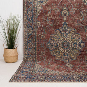 Large Blue Antique Rug