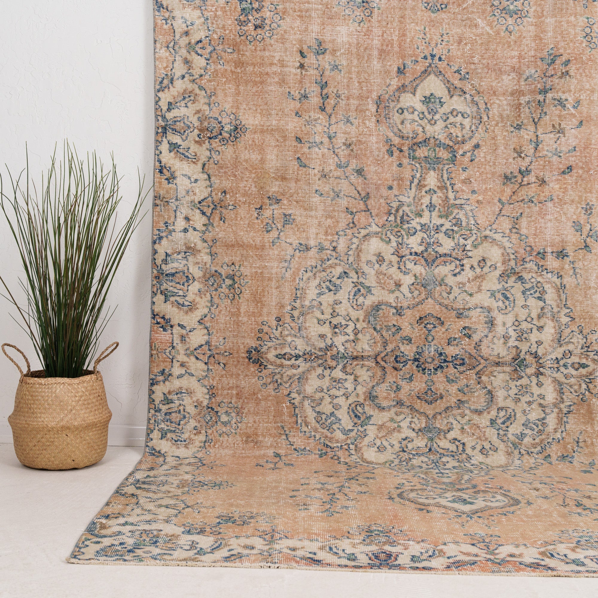 Large Blue Antique Rug