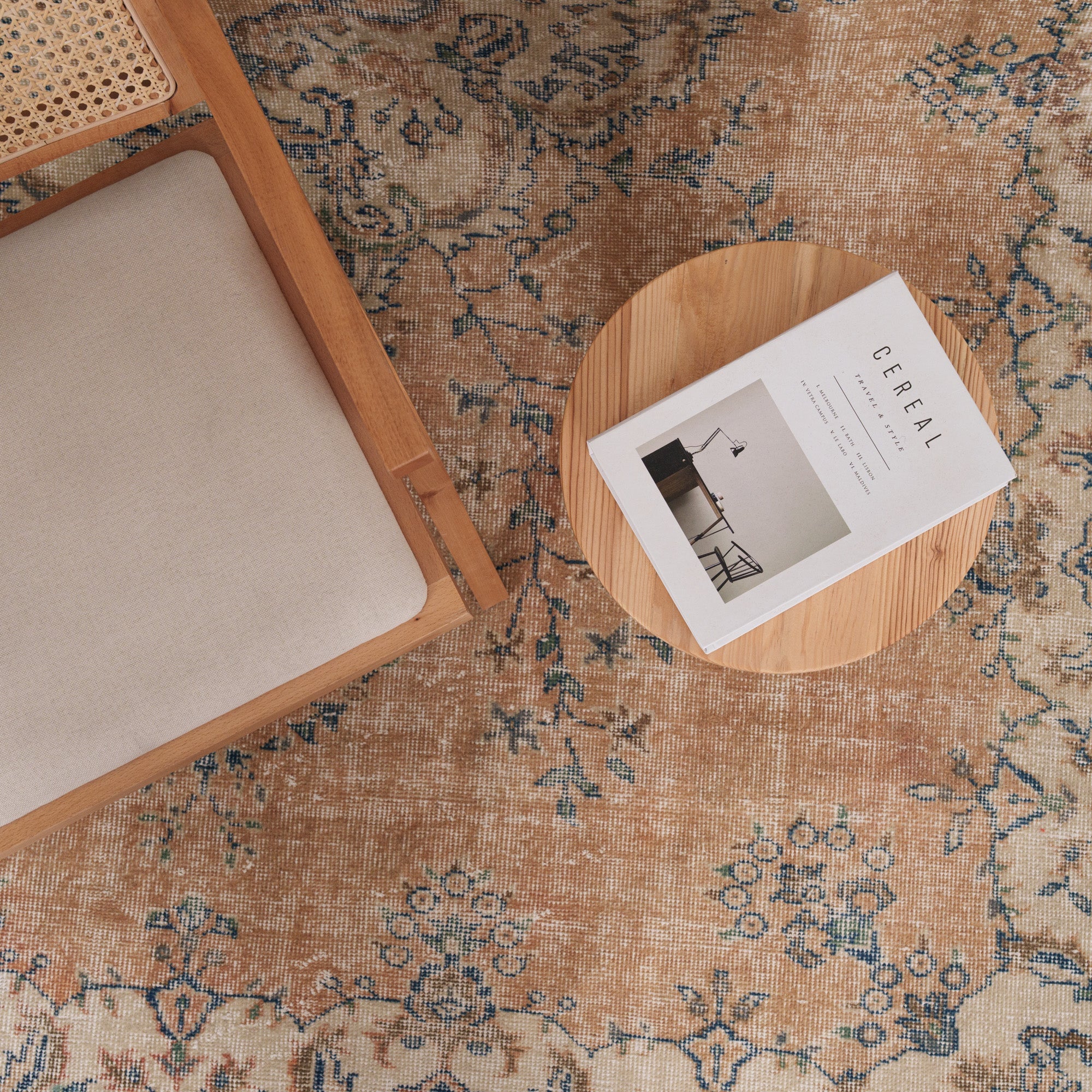 7x10 Orange Turkish Rug