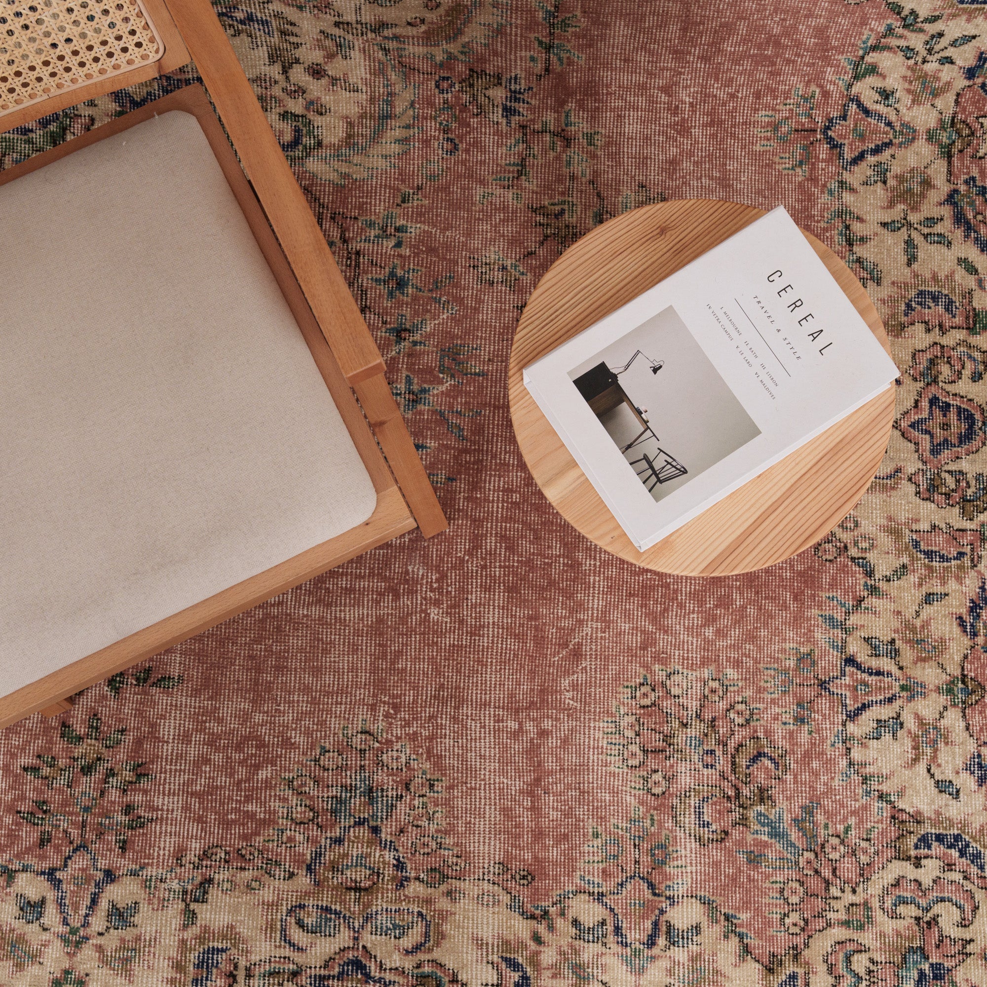 7x10 Beige Turkish Rug