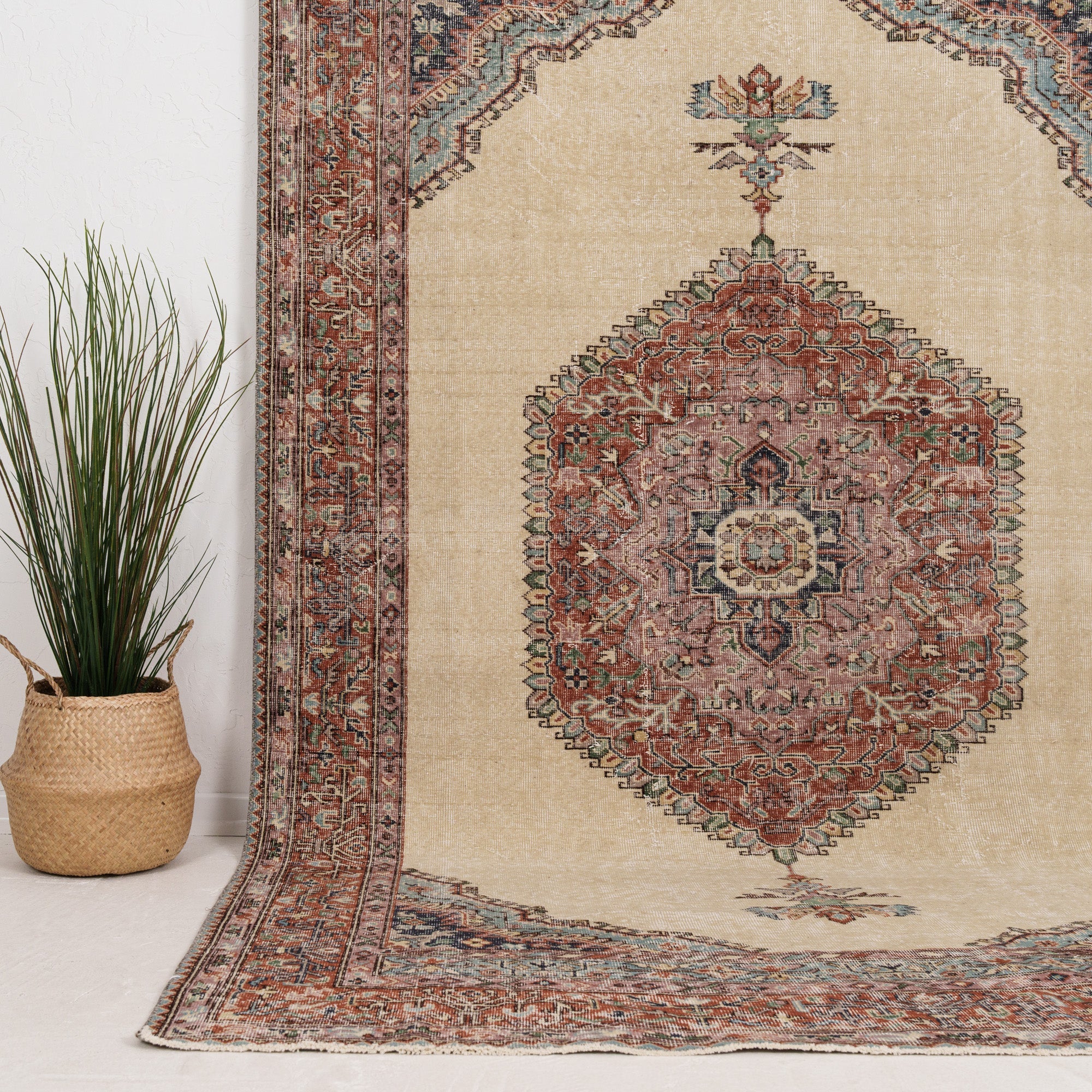 Large Red Antique Rug