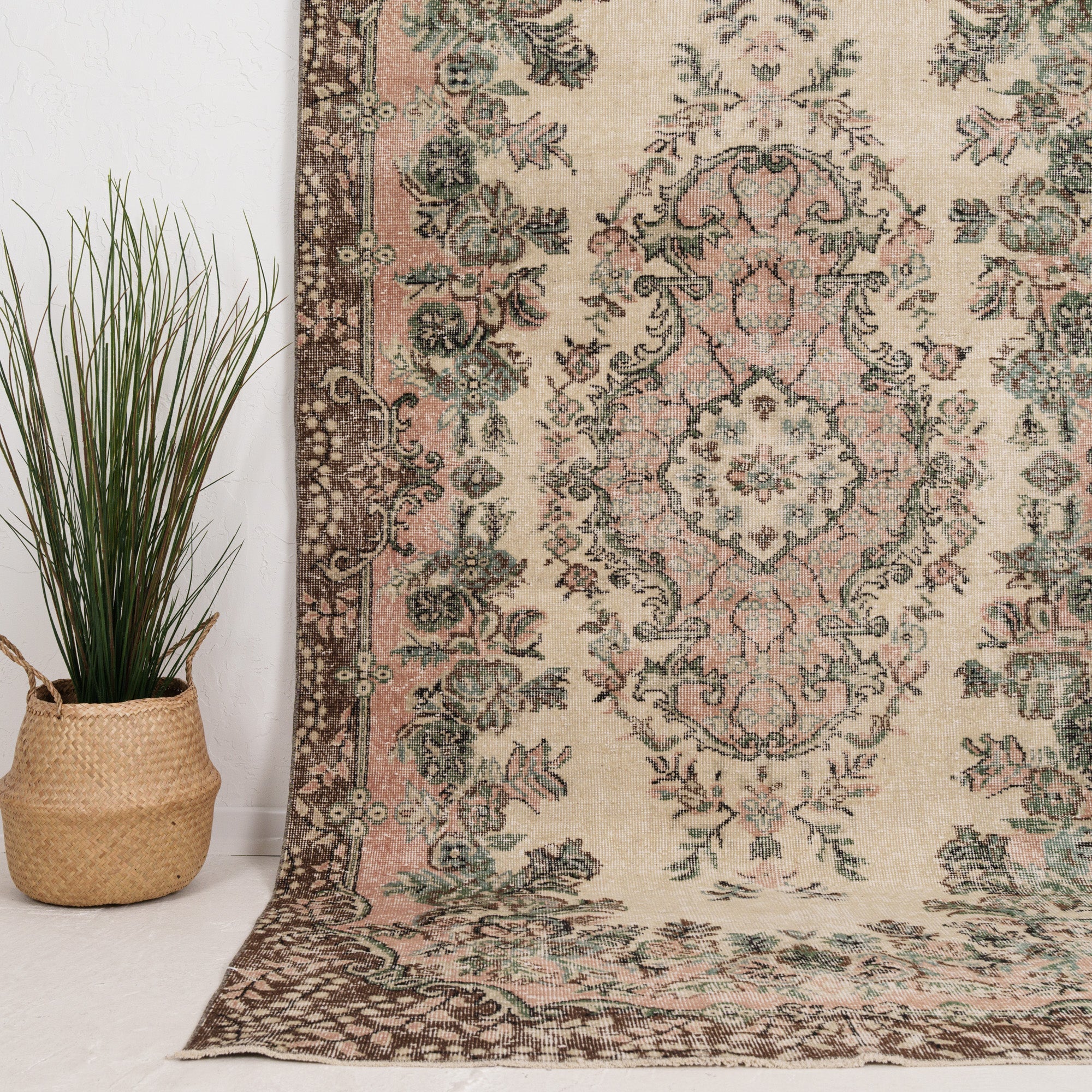 Medium Pink Antique Rug