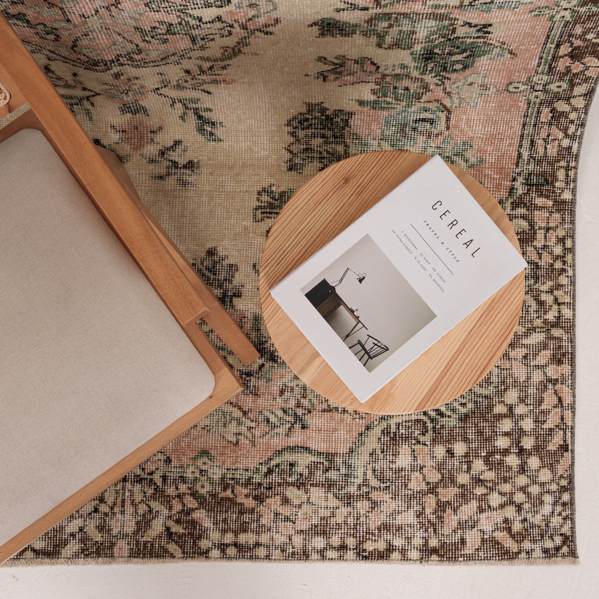 5x9 Beige Turkish Rug