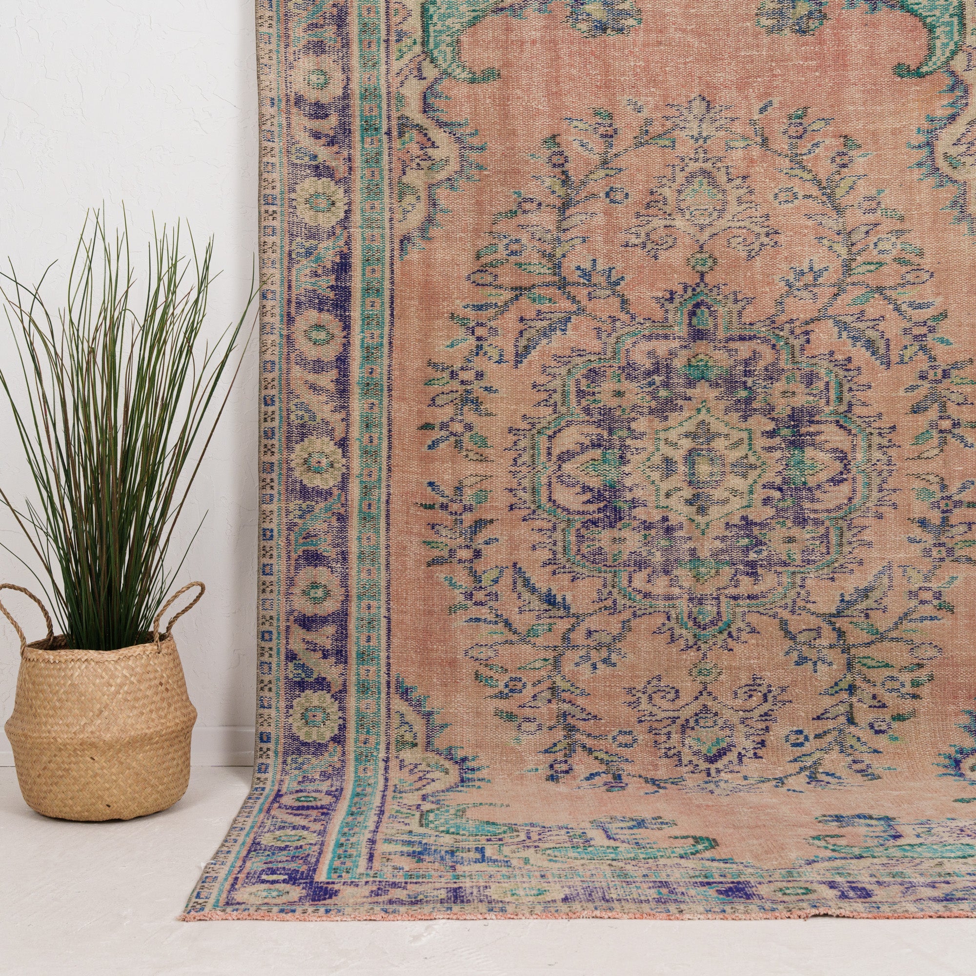 Medium Blue Antique Rug