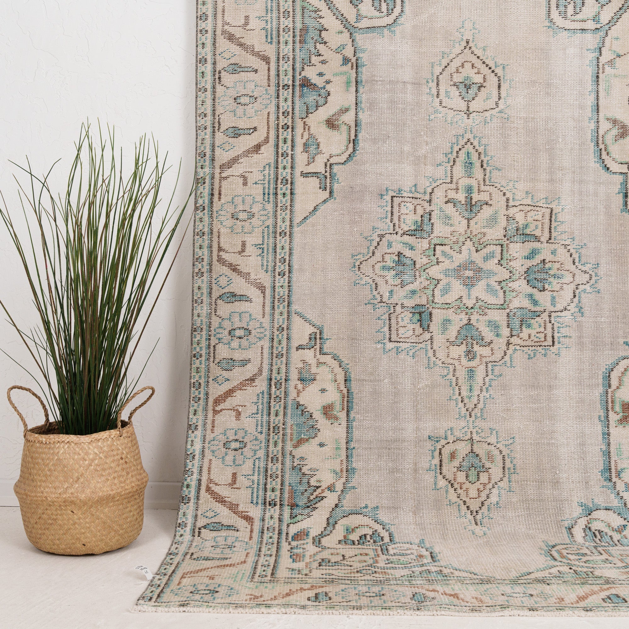 Medium Green Antique Rug