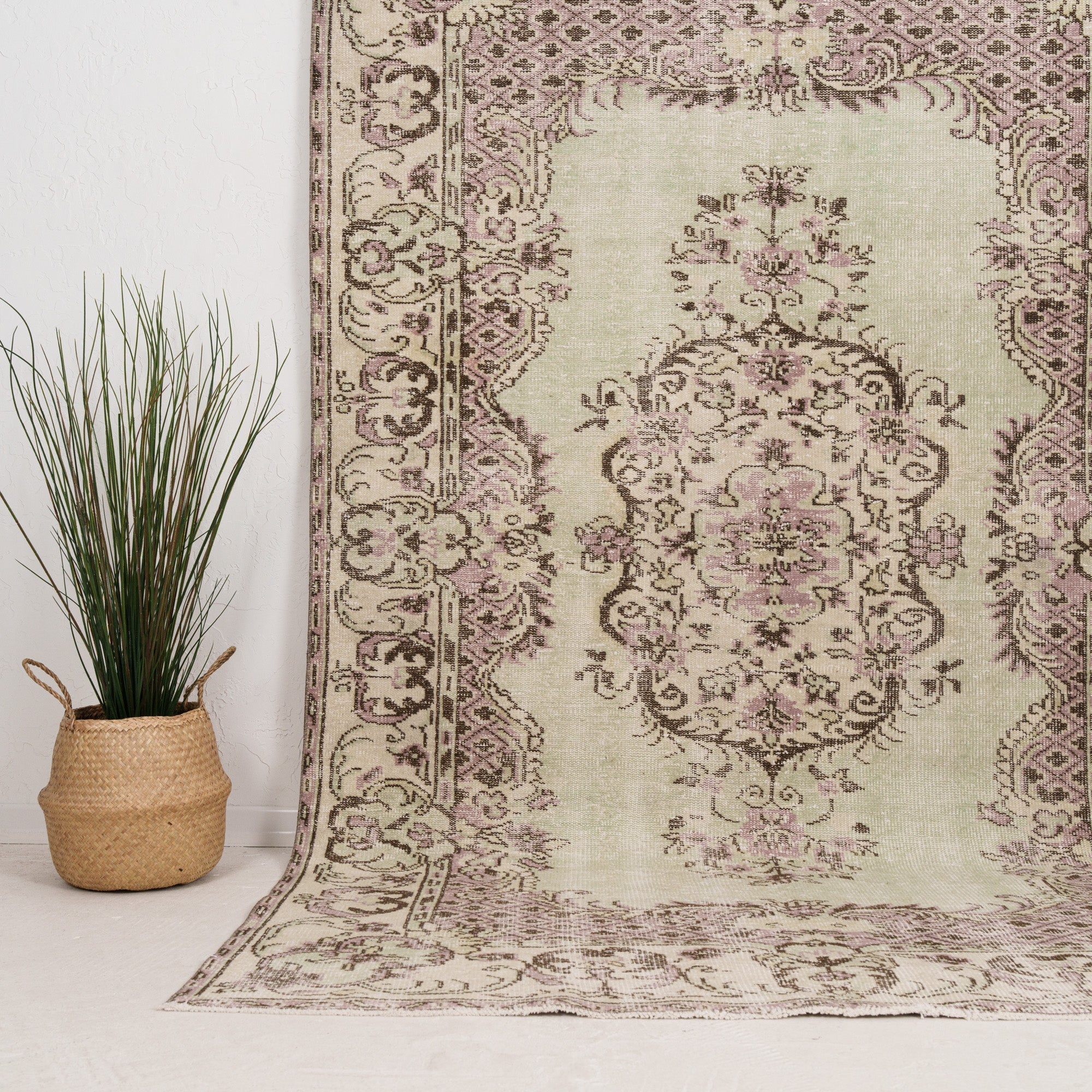 Medium Pink Antique Rug