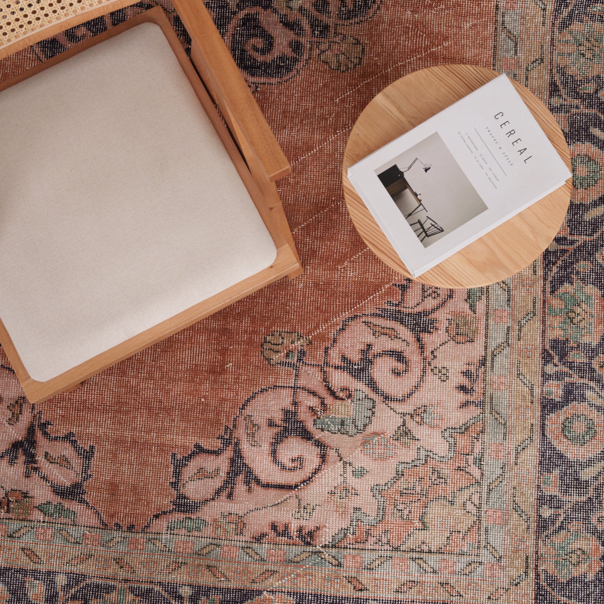 6x11 Orange Turkish Rug