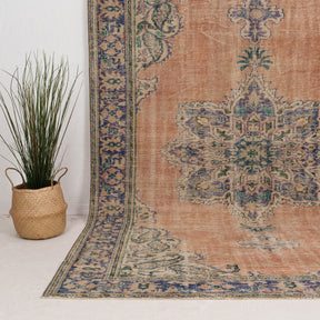 Large Blue Antique Rug