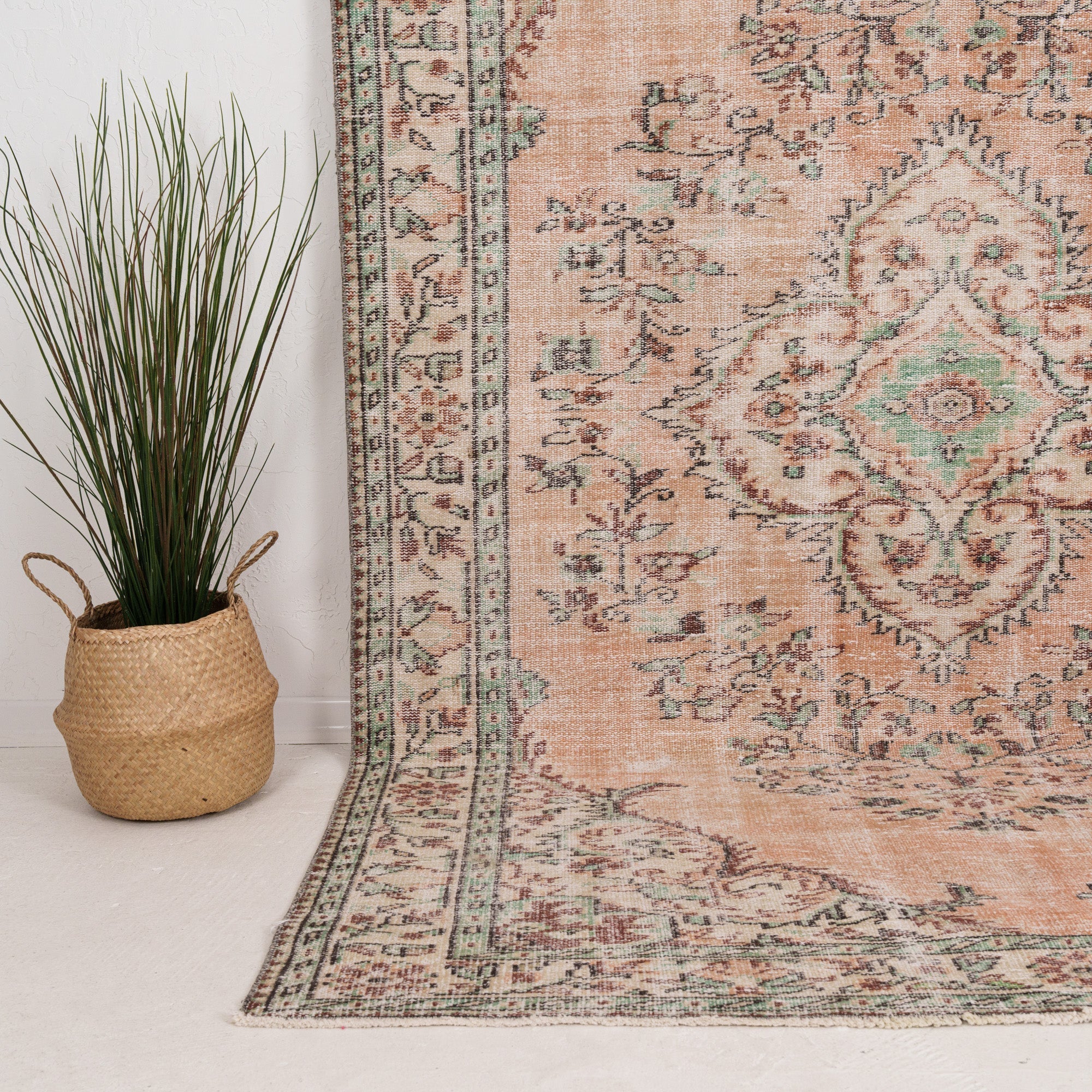 Medium Green Antique Rug