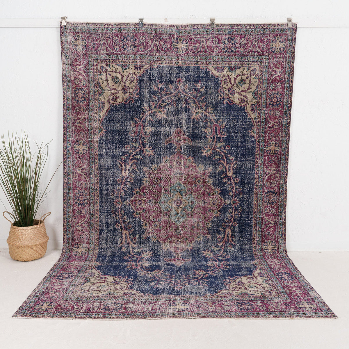 Large Blue Antique Rug