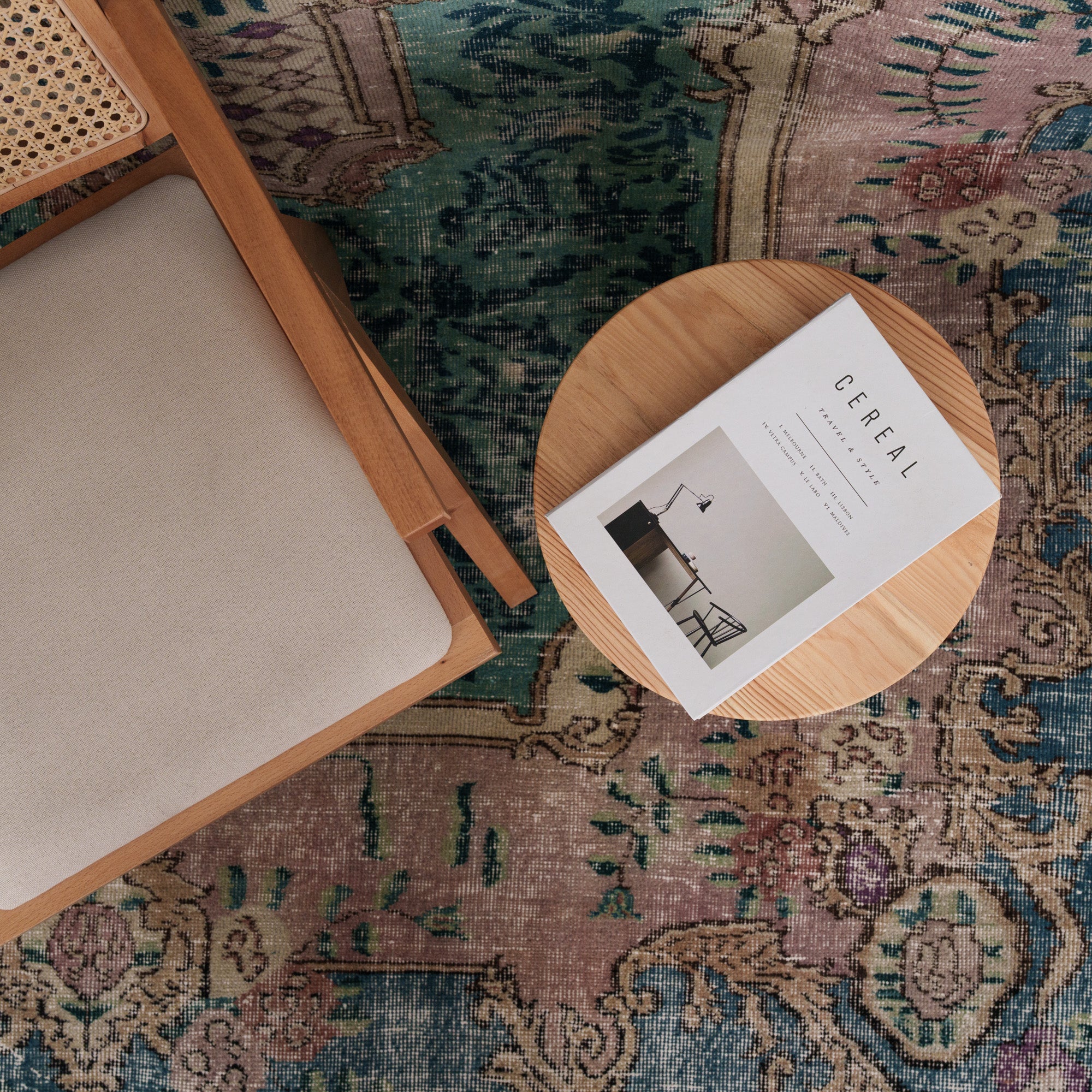 7x10 Blue Turkish Rug