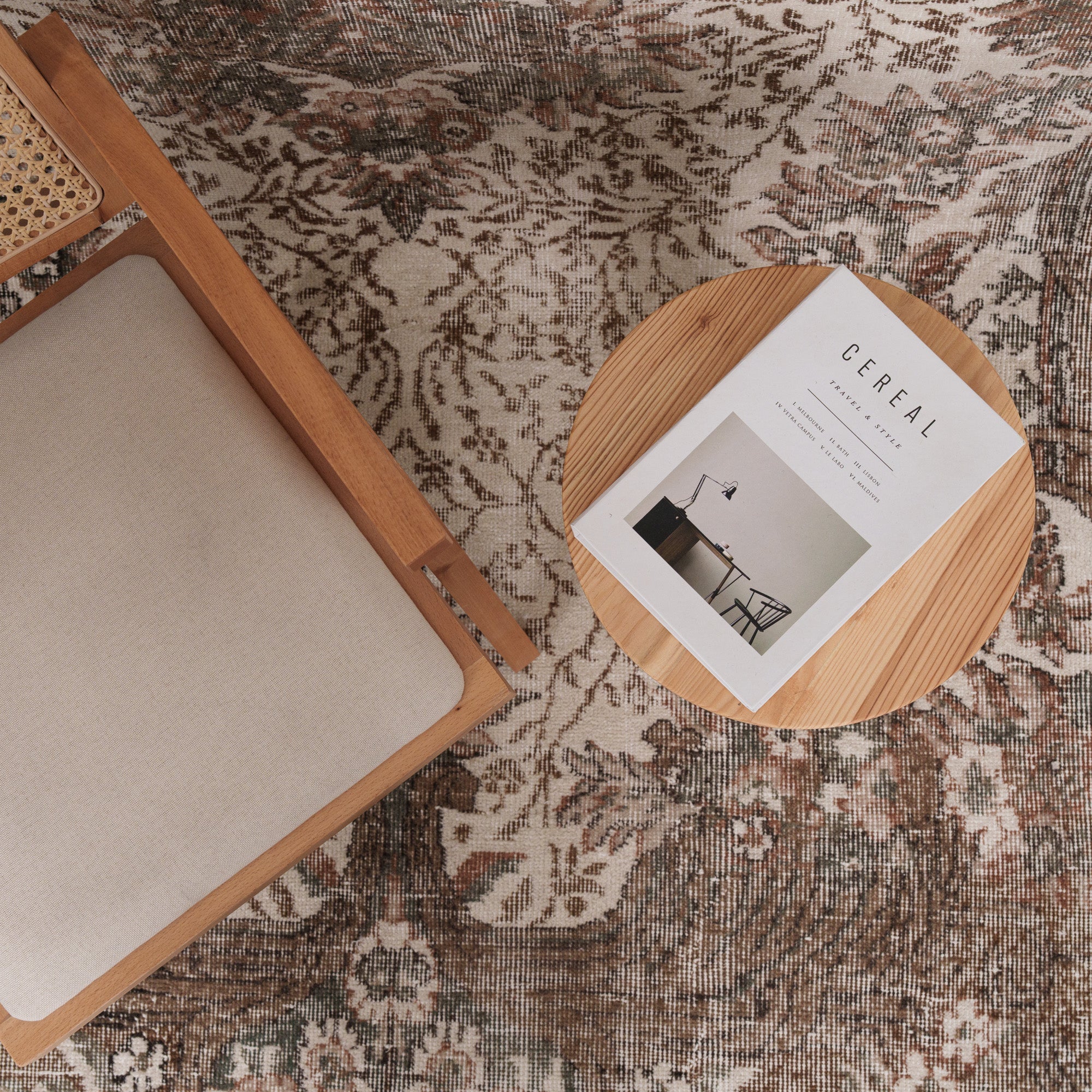 5x10 Beige Turkish Rug