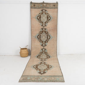 beige vintage 3x12 runner rug - perfect for the entryway, hallway, bedroom, kitchen, living room