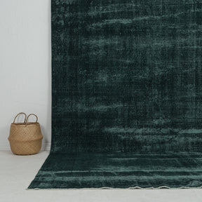 Authentic 7x10 area rug from turkish, in subtle green tones