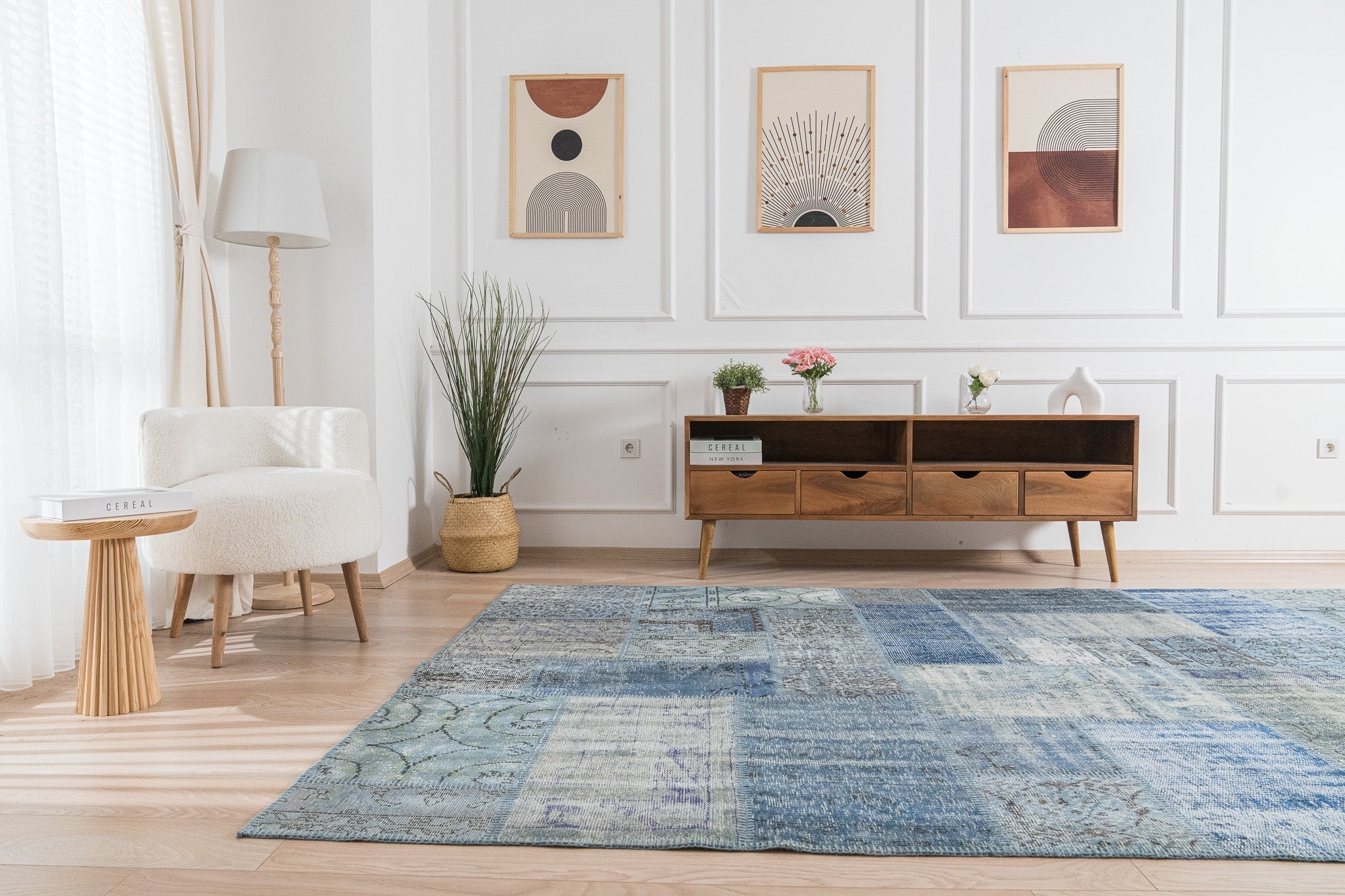 Sagittarius - Dining Room Rug, Antique Oriental Masterpiece