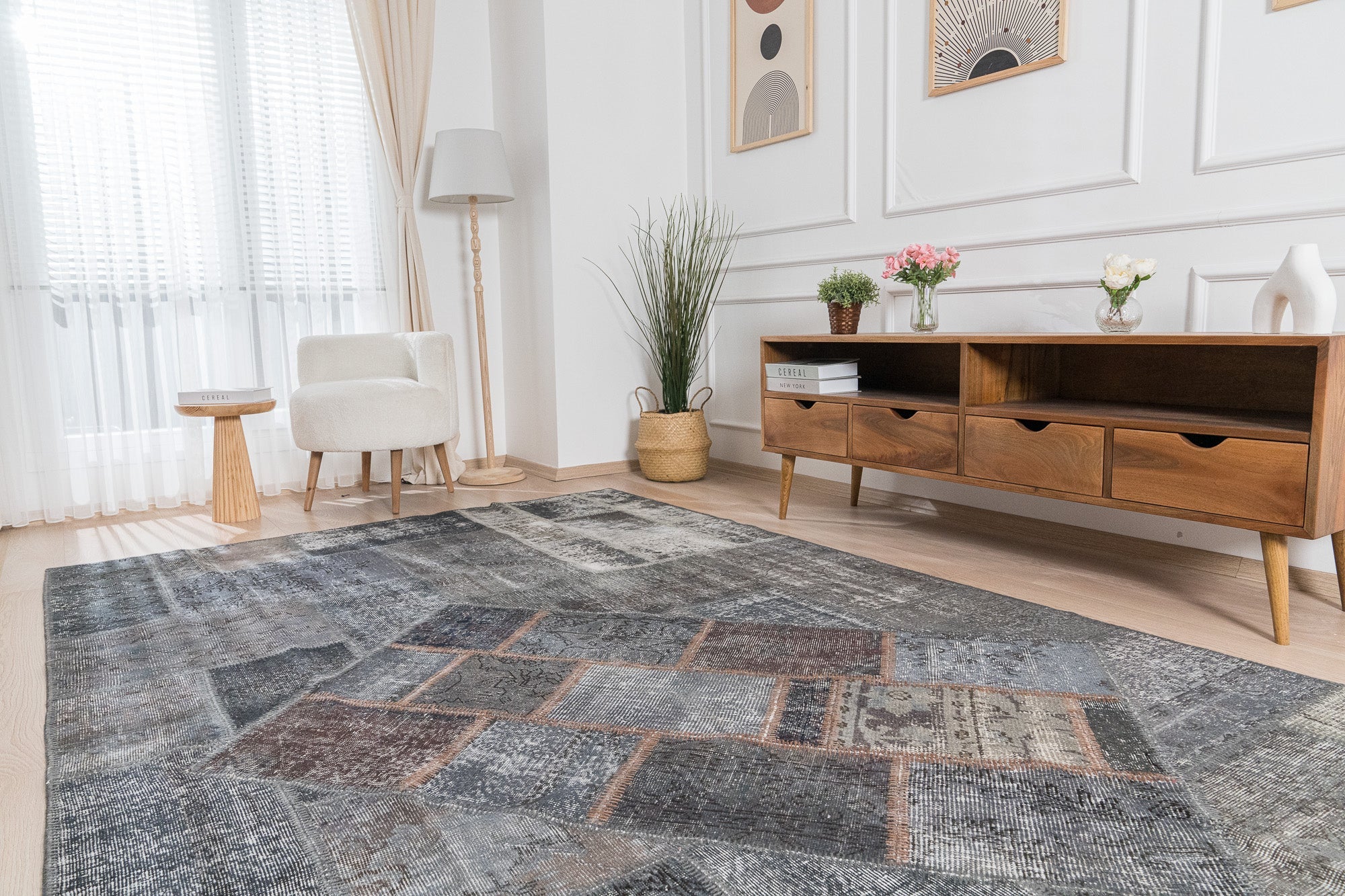 Claudia - Vintage Persian Rug, Handwoven Masterpiece