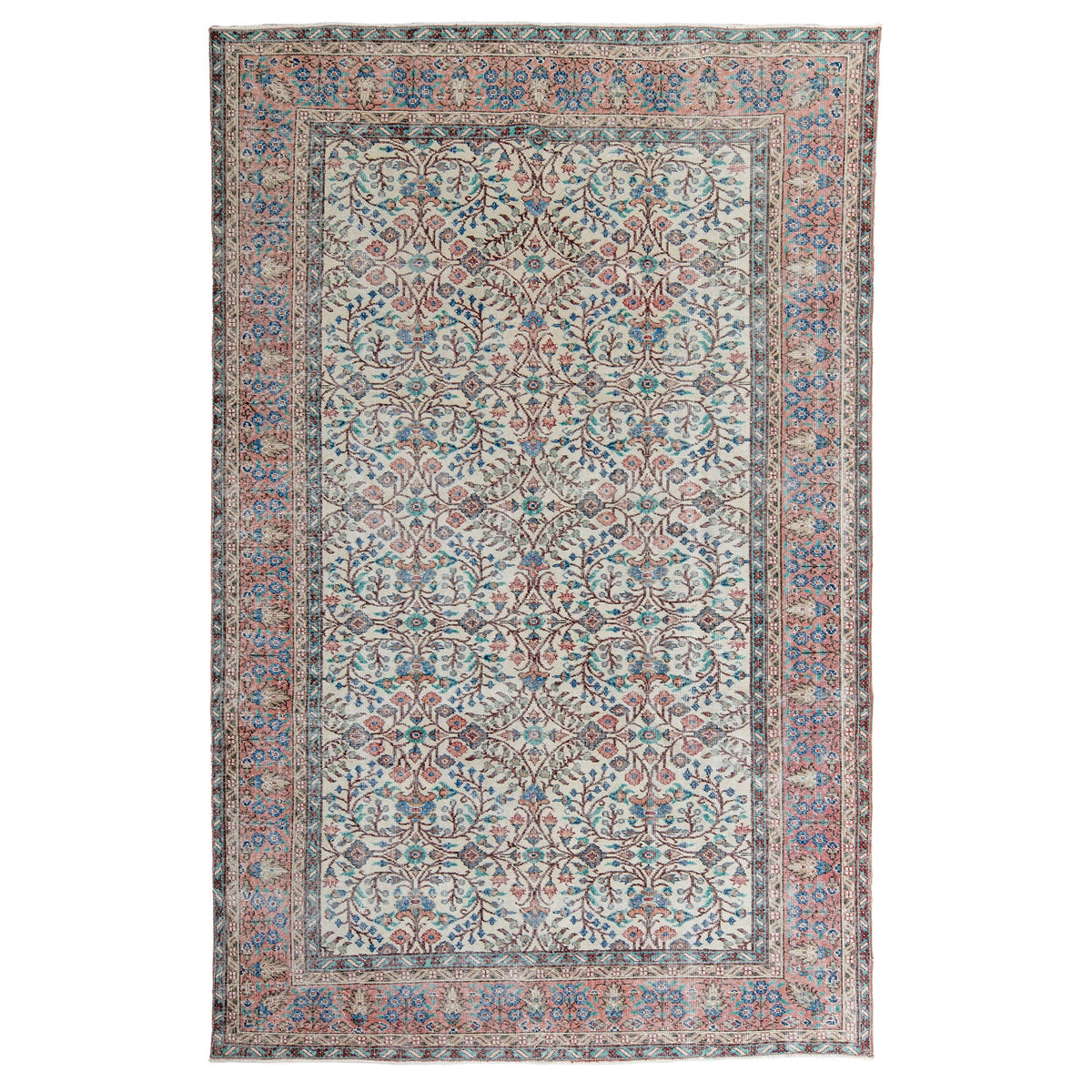 Merrigan - Turkish Rug, Vintage Charm for Modern Spaces