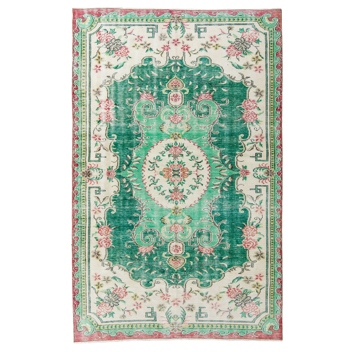 Genevre - Elegant Living Room Rug, Antique Charm