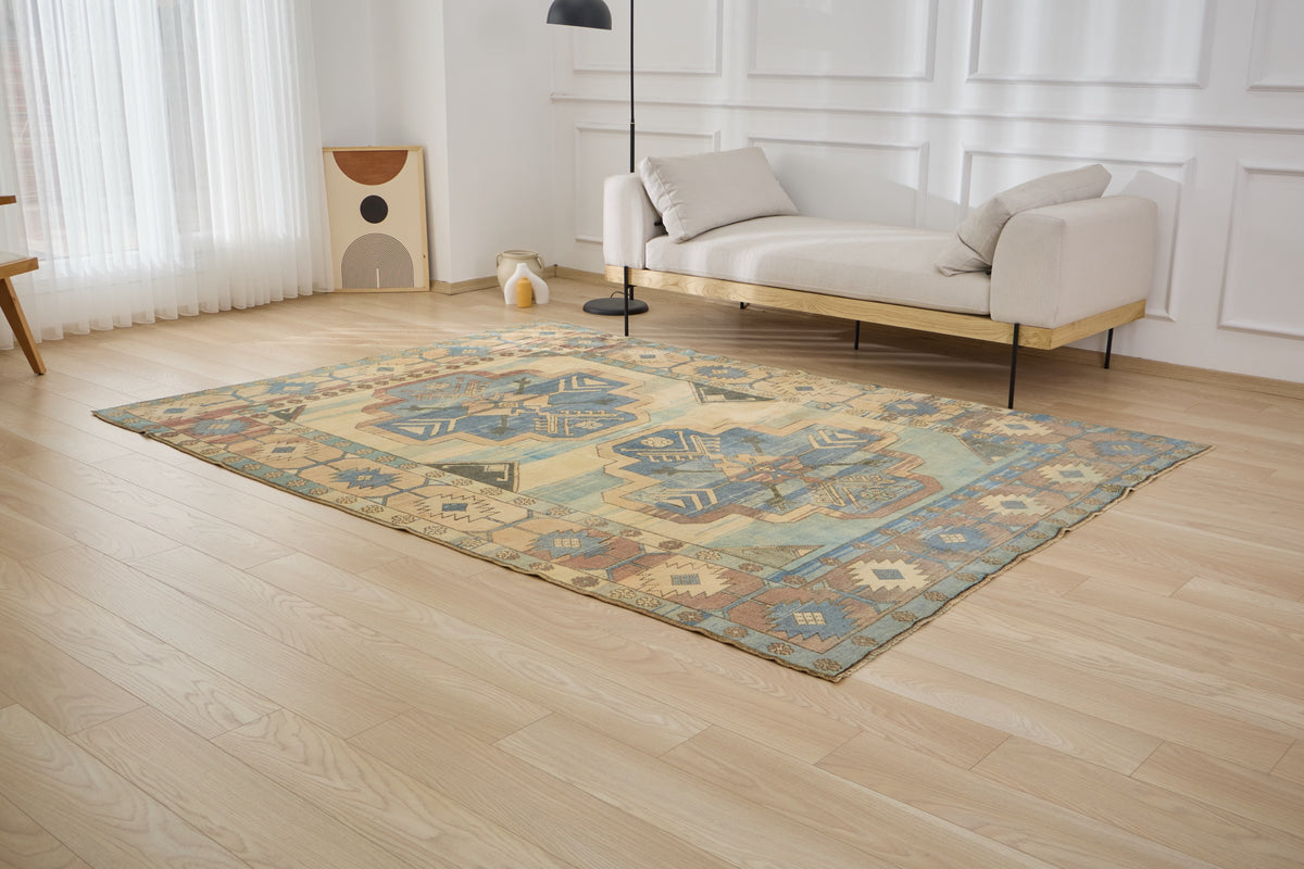 Handwoven tradition meets modern style: The Xanthe Rug. | Kuden Rugs