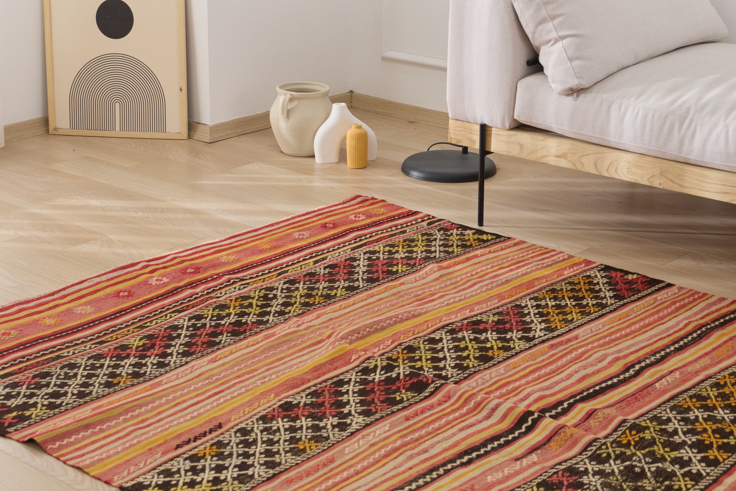 Yaritza: A unique Turkish carpet with vibrant multi-color tones. | Kuden Rugs