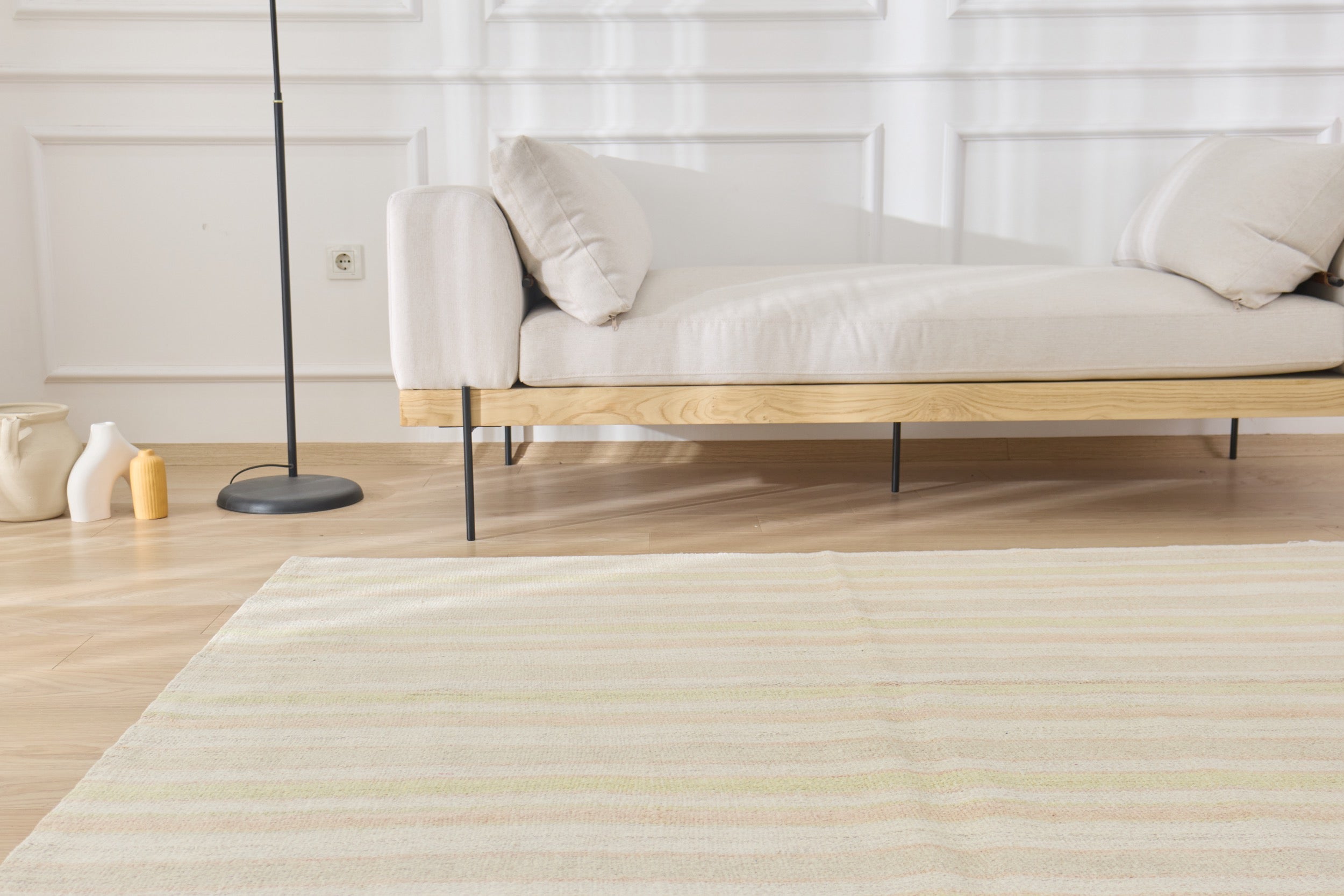 Indulge in the Timeless Elegance of Yauvani, a Low-Pile Turkish Rug | Kuden Rugs