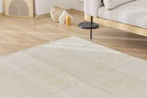 Yerusha: An Expansive Turkish Hemp Rug with a Crisp, Clean Palette | Kuden Rugs