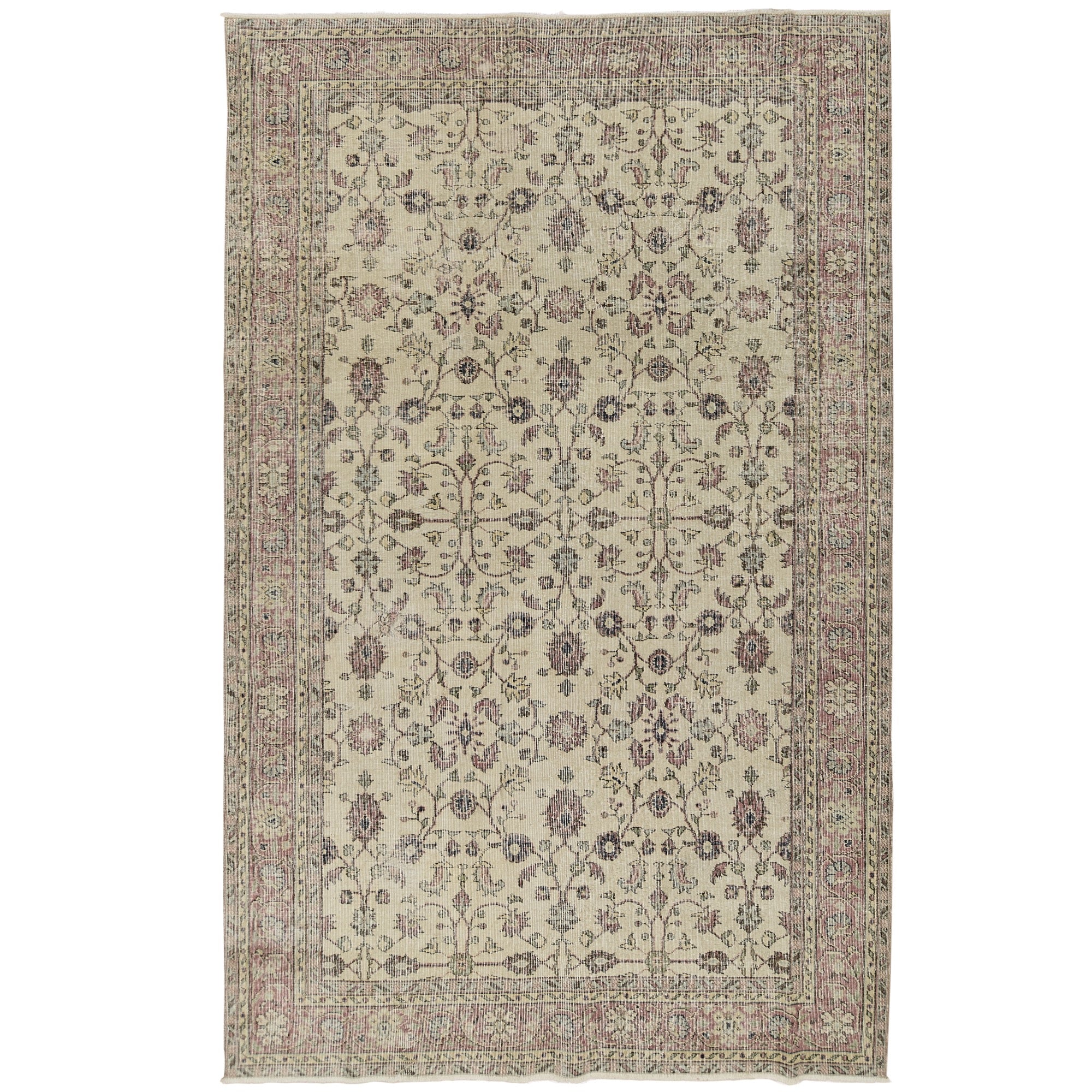 Yomaris | Beige Elegance in a Hand-Knotted Carpet | Kuden Rugs