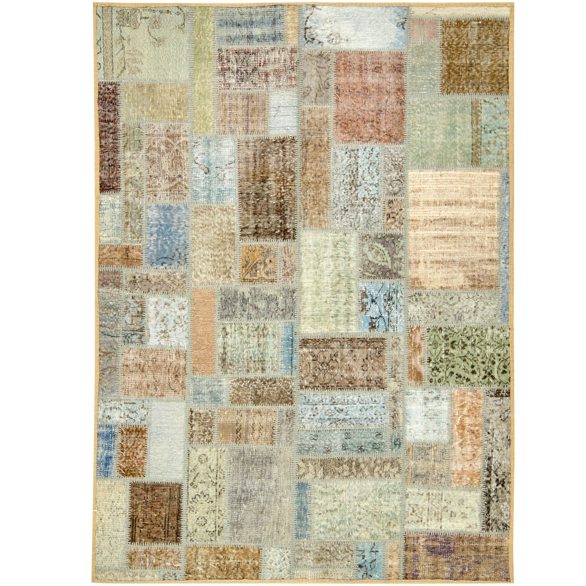 Zai - Vintage Patchwork Rug | Kuden Rugs