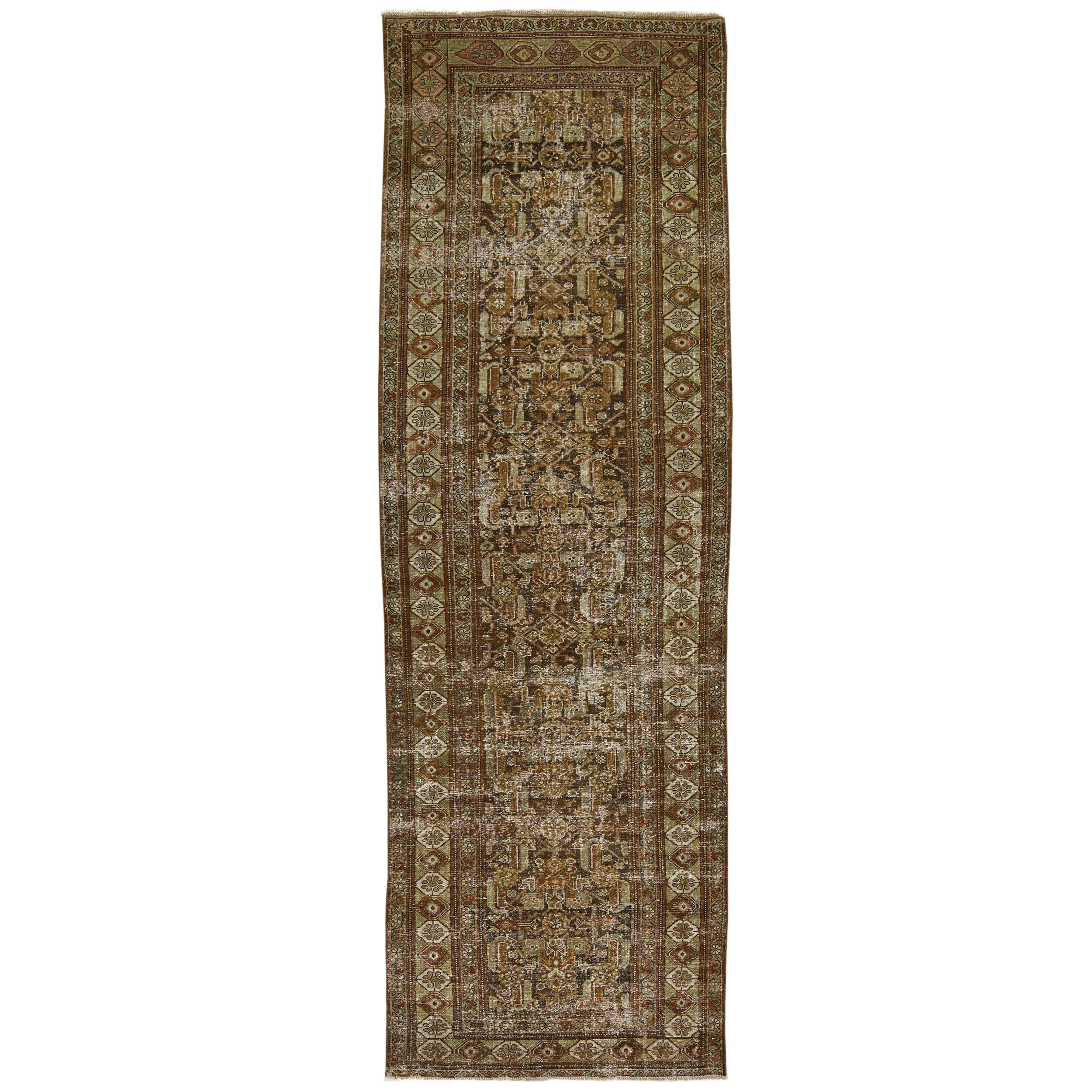 Zaile - Vintage Persian Runner Rug Elegance | Kuden Rugs