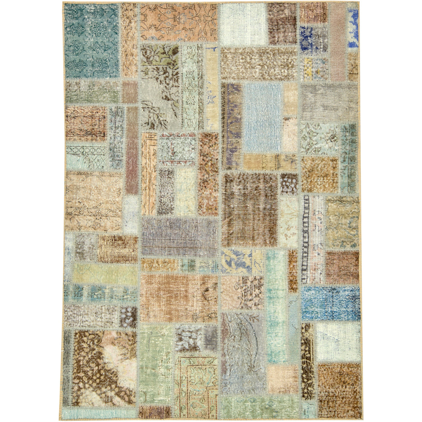 Zair - Vintage Patchwork Rug | Kuden Rugs