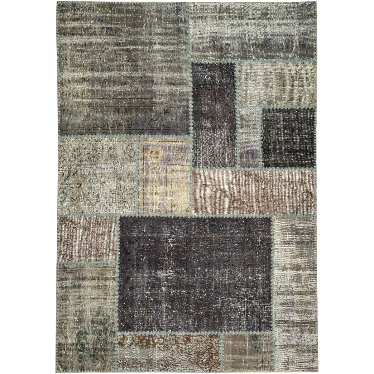 Zanthe - Vintage Patchwork Rug | Kuden Rugs