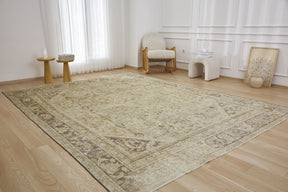 Zareah - Cream Allover Pattern Sophistication | Kuden Rugs