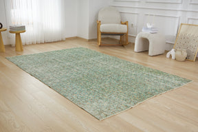 Zayla | Luxurious Legacy | One-of-a-Kind Green Rug | Kuden Rugs