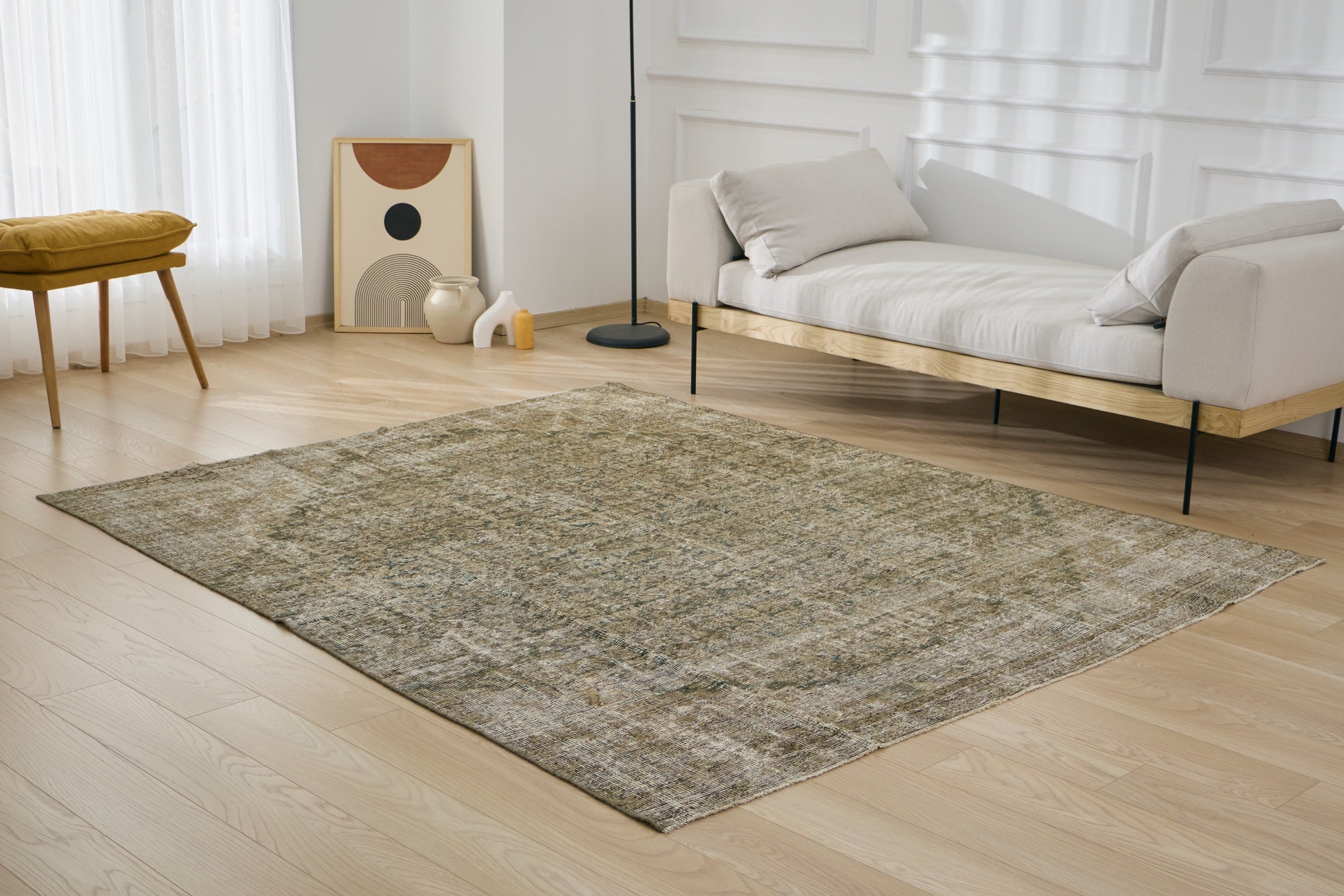 Zerelda - Brown Allover Pattern Sophistication | Kuden Rugs