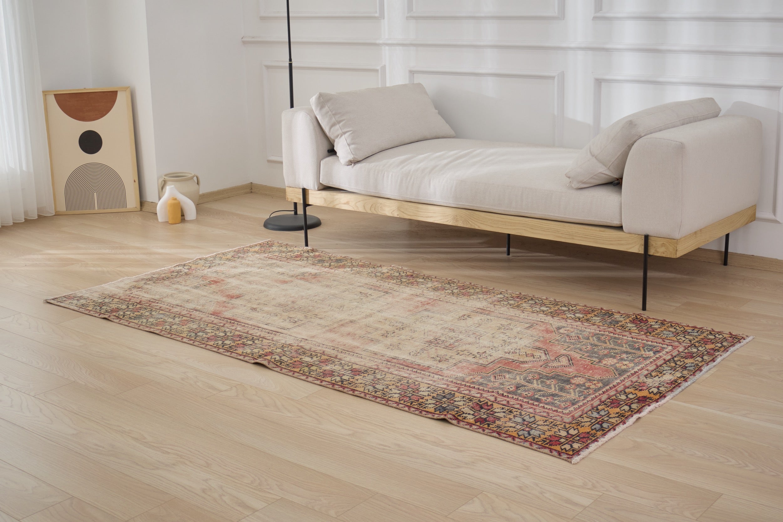 Handwoven tradition meets modern style: The Zlata Rug. | Kuden Rugs