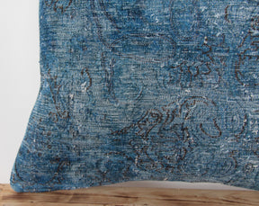 Socorro - Blue Bamboo Silk Pillow Cover