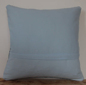 Solara - Blue Bamboo Silk Pillow Cover