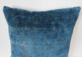 Solara - Blue Bamboo Silk Pillow Cover