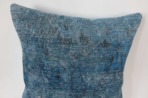 Socorro - Blue Bamboo Silk Pillow Cover