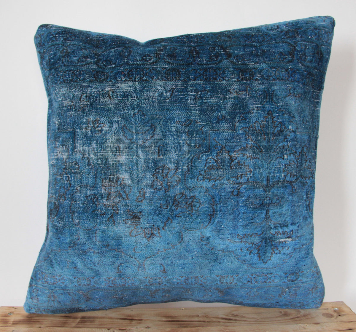 Solara - Blue Bamboo Silk Pillow Cover