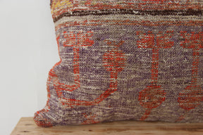 Uzette - Wool Purple Pillow Cover