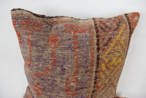 Uriah - Wool Purple Pillow Cover