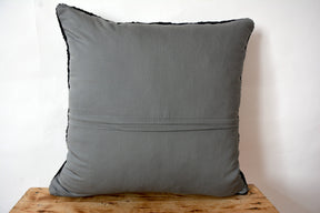 Chandrai - Black Hemp Pillow Cover