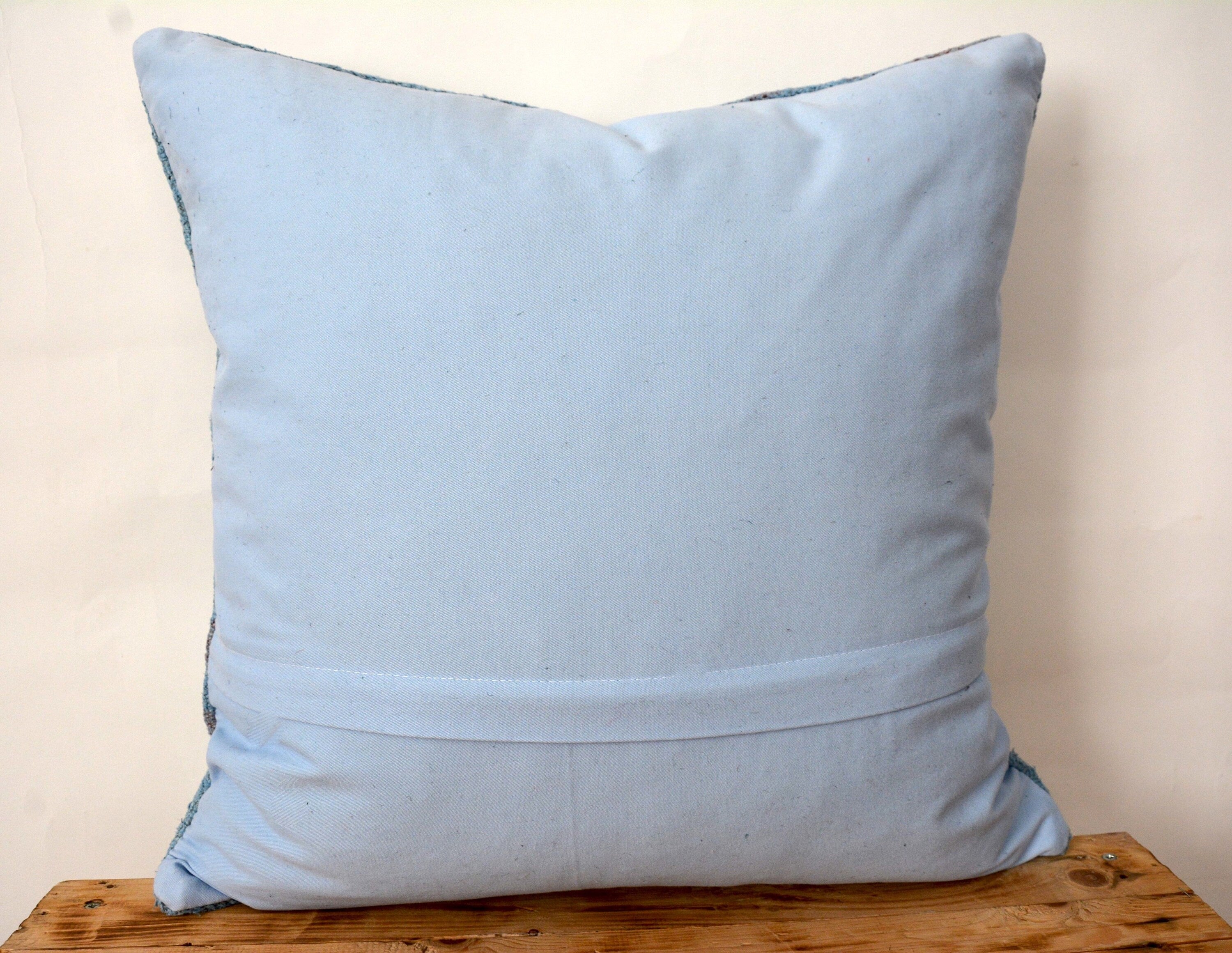 Circe - Blue Hemp Pillow Cover