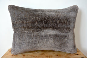 Sena - Gray Bamboo Silk Pillow Cover