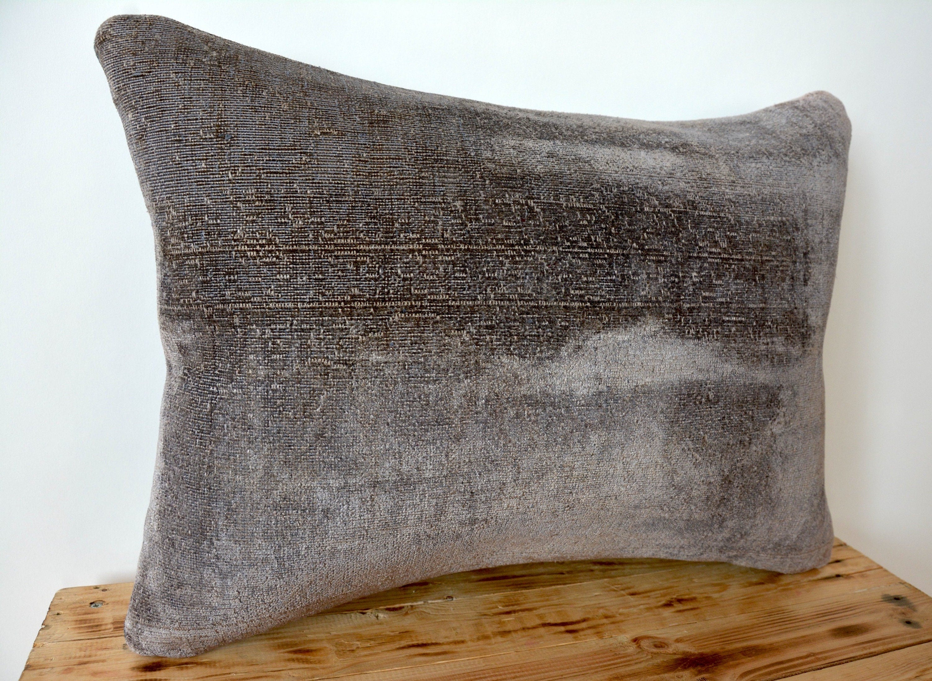 Sena - Gray Bamboo Silk Pillow Cover