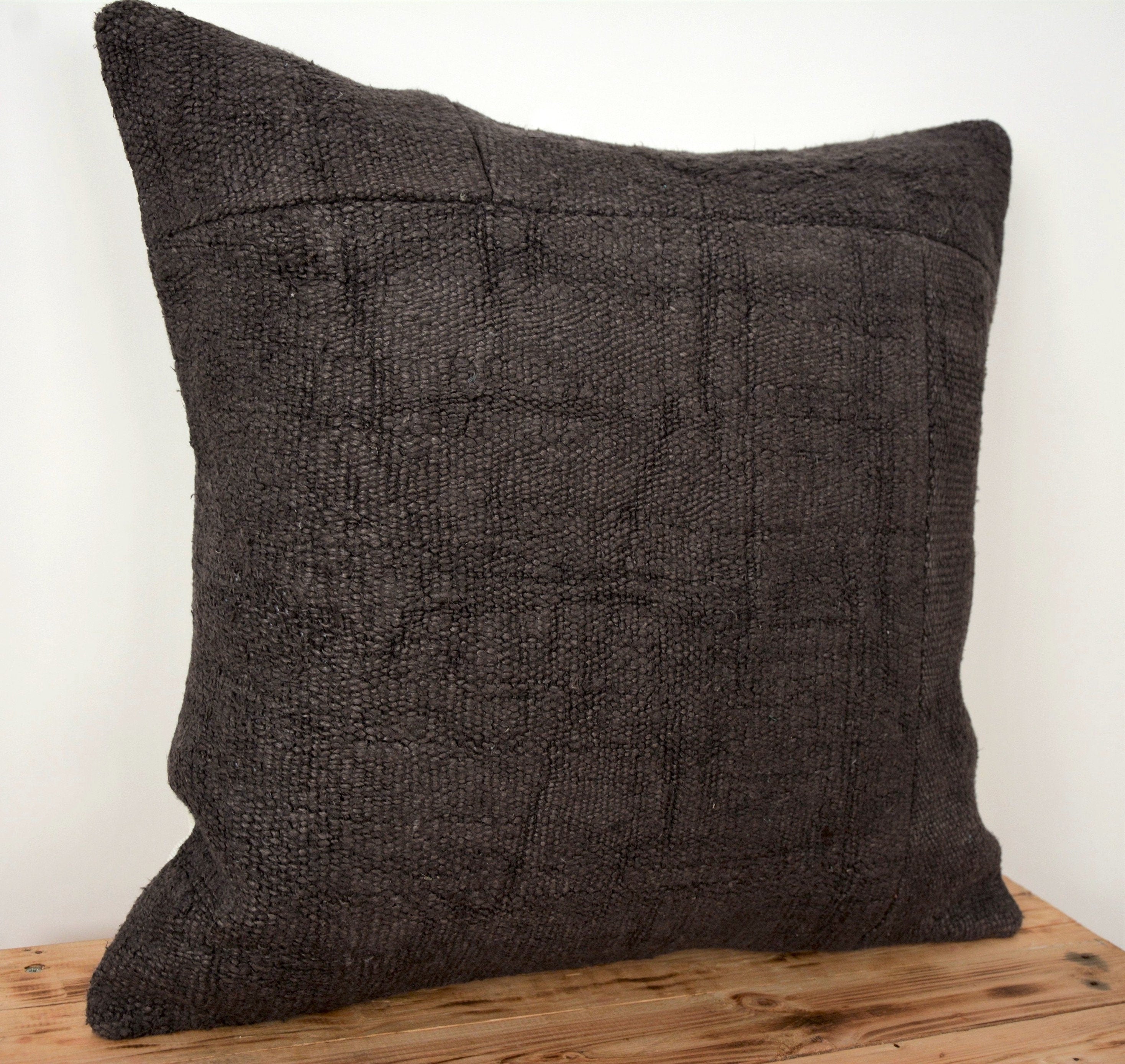 Cassana - Brown Hemp Pillow Cover