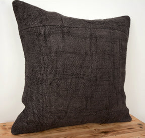 Cassana - Brown Hemp Pillow Cover