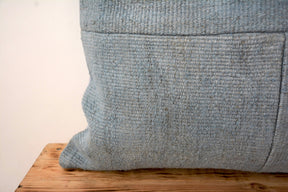 Crescencia - Blue Hemp Pillow Cover